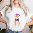 古希祝い 犬 柴犬 ちゃんちゃんこ 男性 女性 犬好き 70歳 Dog Days Best Days レディースTシャツ 彼女への贈り物