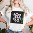 面白いhoya Flowers 多肉植物 ガーデニング 植物 レディースTシャツ 彼女への贈り物