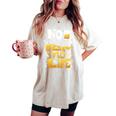 Beer Lover ビールが好きすぎる No Beer No Life 長袖tシャツ レディースオーバーサイズコンフォートTシャツ Ivory
