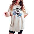 Mom Knows Best Mom And Baby Orca Whale Mother's Day Women's Oversized Comfort T-shirt Ivory