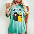 Baa-Nana おもしろバナナ羊しゃれ レディースオーバーサイズコンフォートTシャツ Chalky Mint