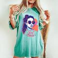 Girl Boss ポップアート セルフエンパワーメント レトロ 1950年代 レディースオーバーサイズコンフォートTシャツ Chalky Mint
