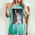 Queen Live Aid フレディ・マーキュリー・ウェンブリー・スタジアム 1985 レディースオーバーサイズコンフォートTシャツ Chalky Mint