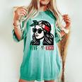 Woman Viva Mexico Flag Cinco De Mayo Mexican Girls Women's Oversized Comfort T-shirt Chalky Mint Woman Viva Mexico Flag Cinco De Mayo Mexican Girls Women's Oversized Comfort T-shirt Chalky Mint