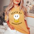 Death By Banana Bread レディースオーバーサイズコンフォートTシャツ Mustard