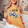 Mom Knows Best Mom And Baby Orca Whale Mother's Day Women's Oversized Comfort T-shirt Mustard
