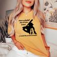 Mother's Day Behind Every Baseball Player Is A Baseball Mom Women's Oversized Comfort T-shirt Mustard