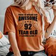 92歳の誕生日 女性 男性 素晴らしい92歳のおばあちゃん レディースオーバーサイズコンフォートTシャツ Yam