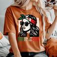 Woman Viva Mexico Flag Cinco De Mayo Mexican Girls Women's Oversized Comfort T-shirt Yam Woman Viva Mexico Flag Cinco De Mayo Mexican Girls Women's Oversized Comfort T-shirt Yam
