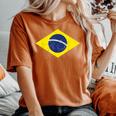 グリーン ブラジル国旗 サッカー ファン 男性 女性 男の子 女の子 キッズ レディースオーバーサイズコンフォートTシャツ Yam