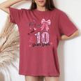 Coquette This Girl Is Now 10 Double Digits Birthday Girls Women's Oversized Comfort T-shirt Chalky Mint Coquette This Girl Is Now 10 Double Digits Birthday Girls Women's Oversized Comfort T-shirt Chalky Mint
