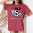 Mom Knows Best Mom And Baby Orca Whale Mother's Day Women's Oversized Comfort T-shirt Chalky Mint
