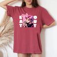 Girls Eat Out 面白いレトロデザイン 長袖tシャツ レディースオーバーサイズコンフォートTシャツ Crimson