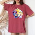 Goldendoodle ギフト ラブラドゥードル Cockapoo Mom カラフル ポップアート レディースオーバーサイズコンフォートTシャツ Crimson