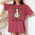 Goose Got Tooilly Hilariousilly Goose Gese Duck Meme レディースオーバーサイズコンフォートTシャツ Crimson