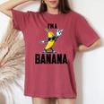 I'm A Banana シャツ かわいい 面白い バナナ コスチューム メンズ レディース キッズ レディースオーバーサイズコンフォートTシャツ Crimson