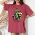 I'm No Cactus Expert But Know A Prick When Iee One レディースオーバーサイズコンフォートTシャツ Crimson