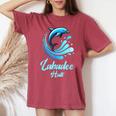 Labadee ハイチ お土産 ハイチの休暇 男性 女性 リマインダー レディースオーバーサイズコンフォートTシャツ Crimson