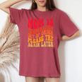 Momは一時的に順不同でおもしろいジョーク ママ向け レディースオーバーサイズコンフォートTシャツ Crimson