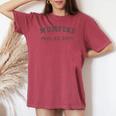 Mumford Axel ビバリーヒルズ 警官 フィス エド デクト 80年代 レディースオーバーサイズコンフォートTシャツ Crimson