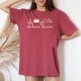 No Beer No Life ユーモラスなデザイン。ハートビートとビール。 長袖tシャツ レディースオーバーサイズコンフォートTシャツ Crimson