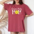 Water Polo Mom Game Day Team Mama Love Mother Women Women's Oversized Comfort T-shirt Crimson