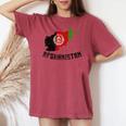アフガニスタンの国旗 アンティーク調 男性 女性 キッズ アフガニスタン レディースオーバーサイズコンフォートTシャツ Crimson