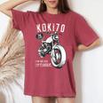 古希祝い バイク好き 車好き 父 男性 女性 クラシックバイク 70歳 I'm Not Old I'm Classic レディースオーバーサイズコンフォートTシャツ Crimson
