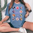 Beauty Flower（10） 長袖tシャツ レディースオーバーサイズコンフォートTシャツ Blue Jean