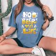 Beer Lover ビールが好きすぎる No Beer No Life 長袖tシャツ レディースオーバーサイズコンフォートTシャツ Blue Jean