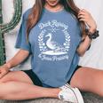 Duck Raising And Jesus Praising クリスチャンアヒル農家 長袖tシャツ レディースオーバーサイズコンフォートTシャツ Blue Jean