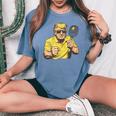 Pickleball Lovers グラフィック ピックルボール 男性 女性 お父さん 長袖tシャツ レディースオーバーサイズコンフォートTシャツ Blue Jean