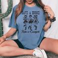 Save A Horse Ride A Cowgirl レトロ ウエスタン ロデオ カントリーガール レディースオーバーサイズコンフォートTシャツ Blue Jean