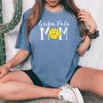 Water Polo Mom Game Day Team Mama Love Mother Women Women's Oversized Comfort T-shirt Blue Jean