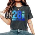 28歳 男性 ギフト 28歳 誕生日プレゼント 女性用 レディースオーバーサイズコンフォートTシャツ Pepper