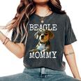 Beagle Mommyビーグル ママ フンデ ママについてつぶやく イングリッシュ・ビーグル ママ レディースオーバーサイズコンフォートTシャツ Pepper