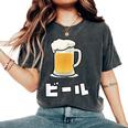 Beer ビール In Japanese レディースオーバーサイズコンフォートTシャツ Pepper
