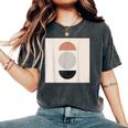 Boho 抽象形アート ミッドセンチュリー モダンアート レディースオーバーサイズコンフォートTシャツ Pepper