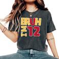 Bruh I'm 12歳 ギフト 男の子 女の子 It's My 12Th Birthday レディースオーバーサイズコンフォートTシャツ Pepper