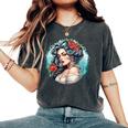 Chicano Girl メキシコ系アメリカ人 シカーノ ヒスパニック ラティーナ レディースオーバーサイズコンフォートTシャツ Pepper