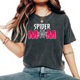 Groovy Spider Mom Matching Family Party Mama Women's Oversized Comfort T-Shirt Pepper