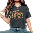 Grow Positive Thoughts Flower Women's Oversized Comfort T-Shirt Pepper