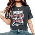 Mom Daughter Granddaughterquad マッチングママ 母の日 レディースオーバーサイズコンフォートTシャツ Pepper