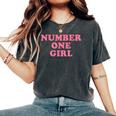 Number One Girl レディースオーバーサイズコンフォートTシャツ Pepper