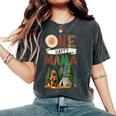 One Happy Mama Camper First Birthday Camping Bear Mother Women's Oversized Comfort T-Shirt Pepper One Happy Mama Camper First Birthday Camping Bear Mother Women's Oversized Comfort T-Shirt Pepper