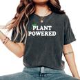 Plant Powered プラントパワー ヴィーガニズム ヴィーガン ベジタリアン レディースオーバーサイズコンフォートTシャツ Pepper