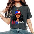 Puerto Rican Girl Puerto Rico Flag Proud Boricua Women Women's Oversized Comfort T-Shirt Pepper