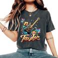 Taylor ファーストネーム I Love Taylor Birthday Girl Groovy 2010年代 レディースオーバーサイズコンフォートTシャツ Pepper
