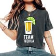 Team Tequila アルコール シンコ・デ・マヨ メキシカンテキーラ レディースオーバーサイズコンフォートTシャツ Pepper