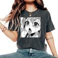 かわいいアヘ顔 アニメ 女の子 オタクウィーブ ラブ ビッグアイズ ドリップ レディースオーバーサイズコンフォートTシャツ Pepper